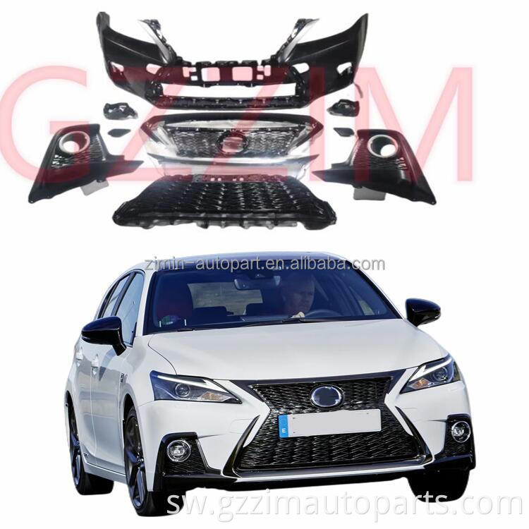 Mbele na nyuma bumper kuboresha Kit Kit Fit Uboreshaji kwa mseto wa mseto wa Mchezo wa Mchezo wa 2011-2022 LX CT